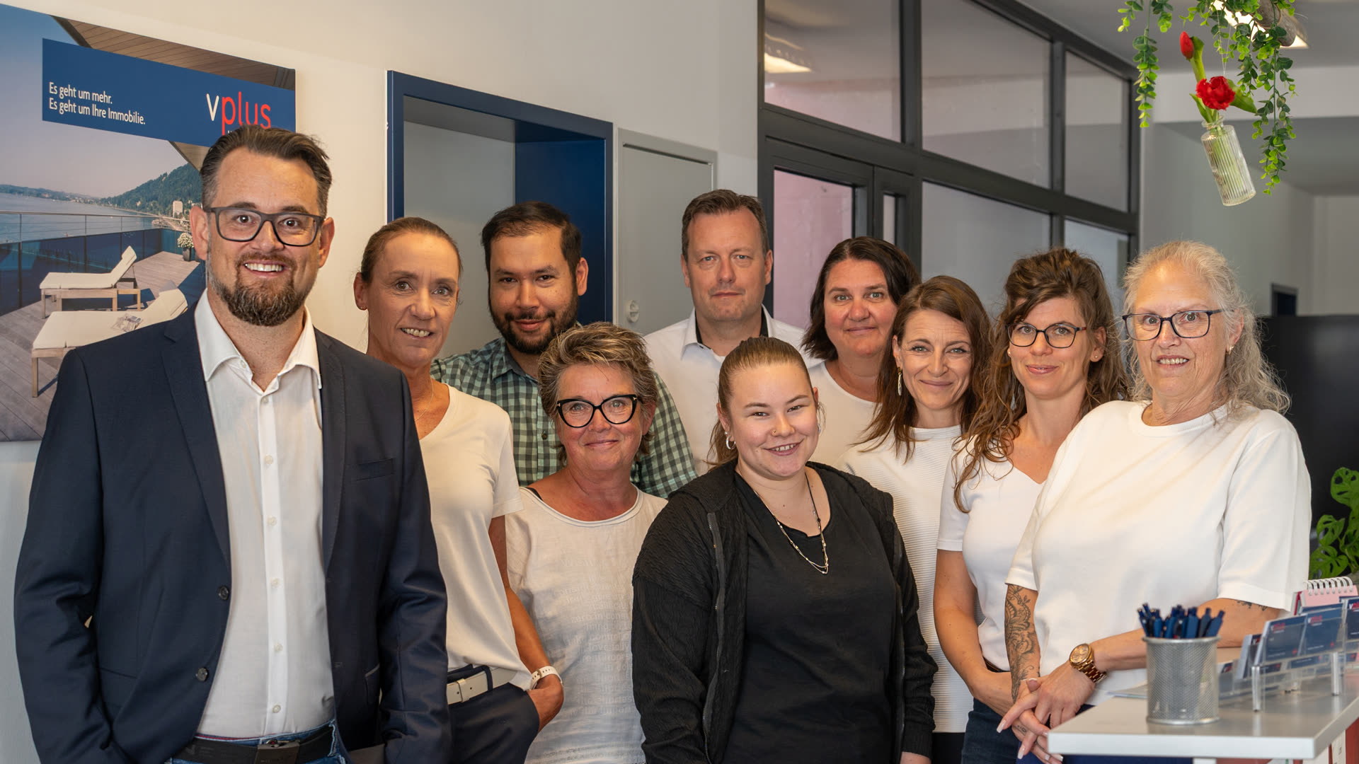 Das Team von vplus Immobilien
